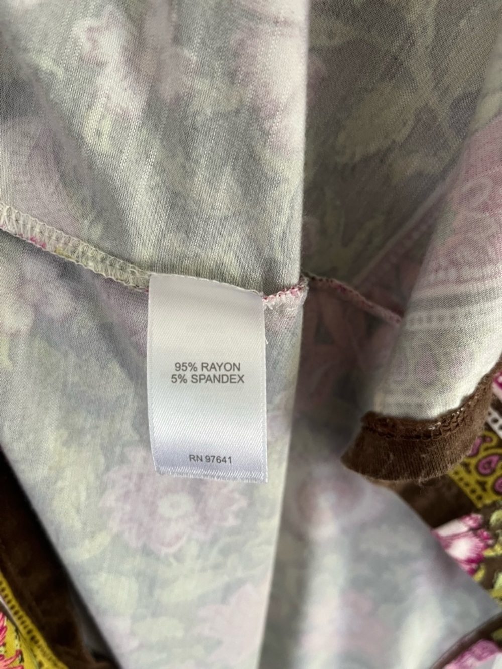 J.Jill Sleeveless Floral Maxi Dress in Pink and Green - Picture 3 of 5